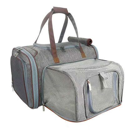 Mr. Peanut's Gold Series Standard Size Airline Compliant Expandable Pet Carrier V3.0