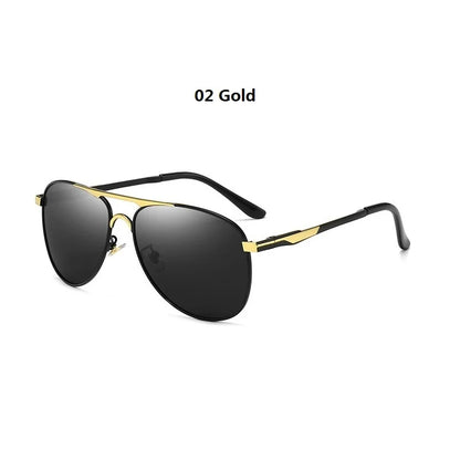 Luxury Pilot  Sunglasses Men Women Driving Fishing Retro Sun Glasses Brand Designer Male Metal Sunglasses For Man