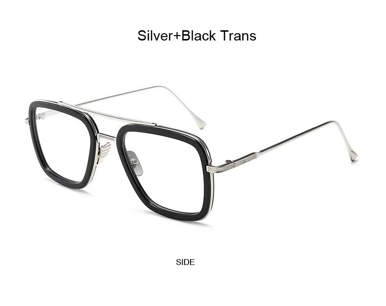 Luxury Square Sunglasses Men Women Brand Designer Retro Alloy Frame Big Sun Glasses Vintage Gradient Male Female Oculos Feminino