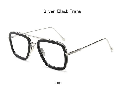 Luxury Square Sunglasses Men Women Brand Designer Retro Alloy Frame Big Sun Glasses Vintage Gradient Male Female Oculos Feminino