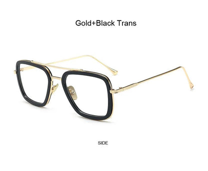 Luxury Square Sunglasses Men Women Brand Designer Retro Alloy Frame Big Sun Glasses Vintage Gradient Male Female Oculos Feminino