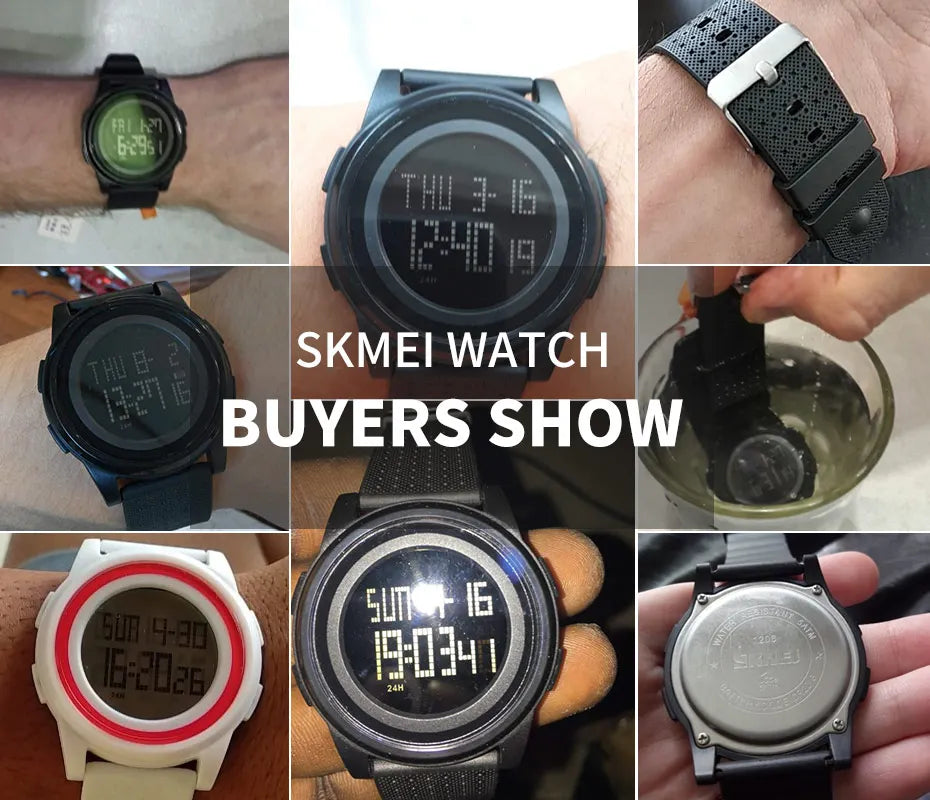 SKMEI Sport Digital Watch For Men Women LED Thin Watches Waterproof Male Female Wristwatches Relogio Masculino Feminino Clock