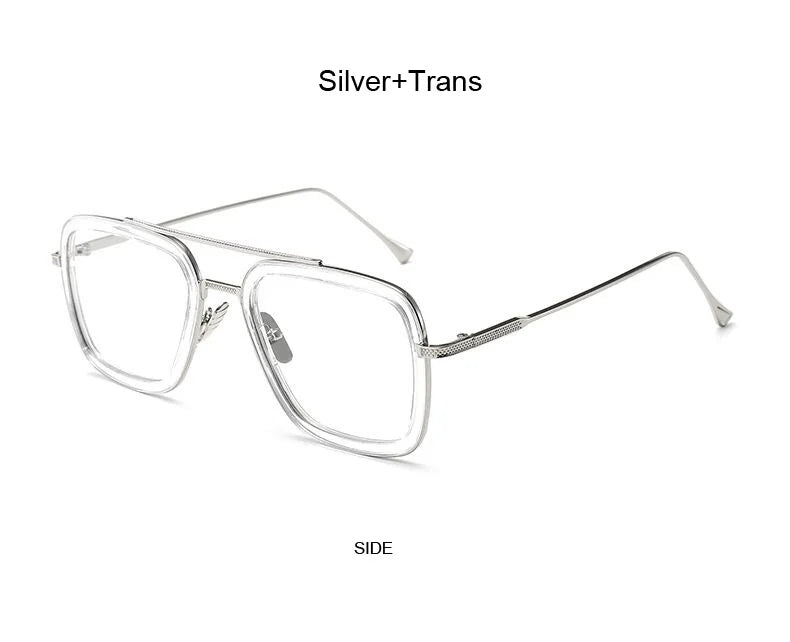 Luxury Square Sunglasses Men Women Brand Designer Retro Alloy Frame Big Sun Glasses Vintage Gradient Male Female Oculos Feminino