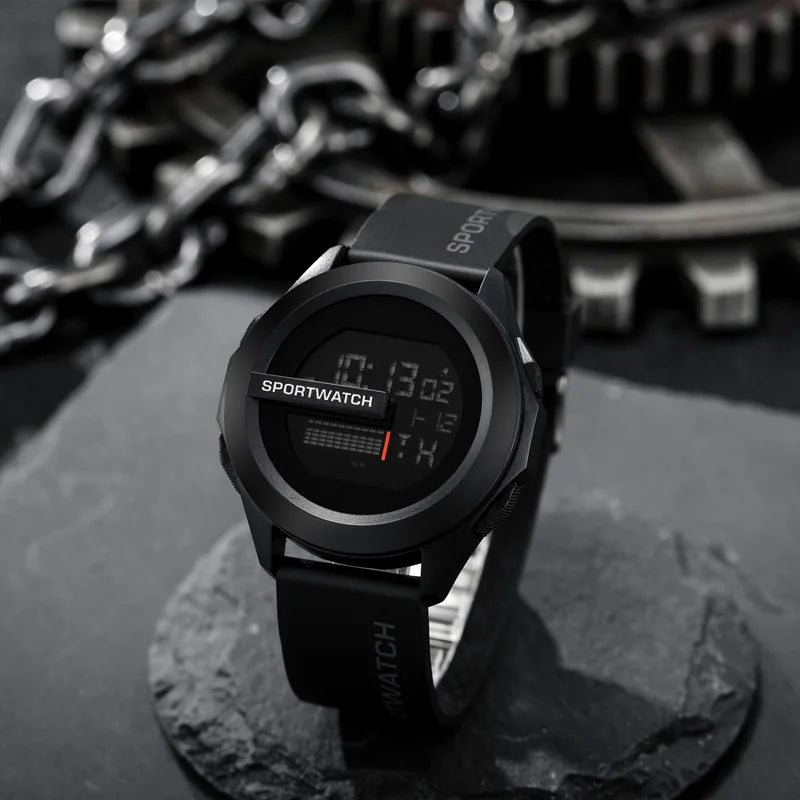 MAYZHISU Men's LED Digital Watch Man Sport Watches Male Electronic Wrist Watch Multifunction Military Sports Watches Clock