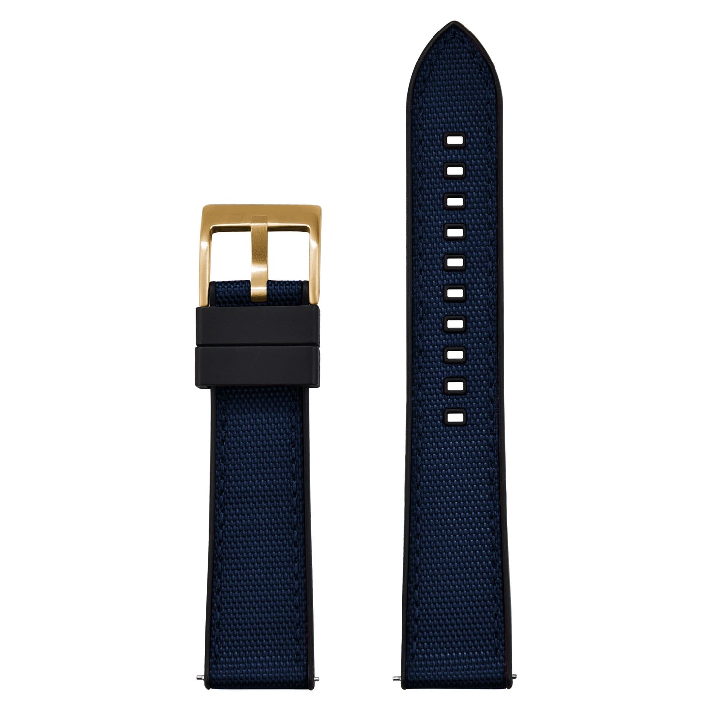 High Quality Hybrid Nylon FKM Watch Strap 20mm 22mm Quick Release Fluoro Rubber Nylon Watchbands For Each Brand Diving Watches