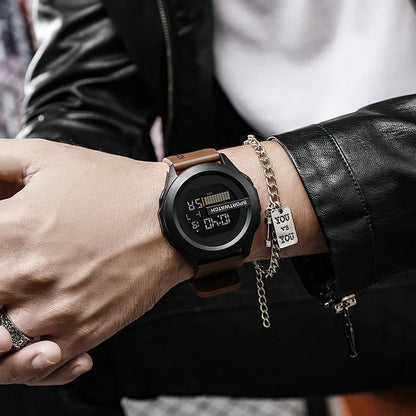 MAYZHISU Men's LED Digital Watch Man Sport Watches Male Electronic Wrist Watch Multifunction Military Sports Watches Clock