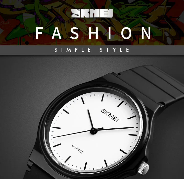 SKMEI 1419 Wristwatches Girls Clock Montre Femme Luxury Women Quartz Watches Fashion Silicone Waterproof Simple Sport Women