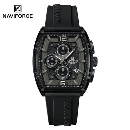 NAVIFORCE Original Watches for Men Waterproof Quartz Wristwatch Silicone Strap Luminous Date Male Watch Casual Reloj Hombre 2025