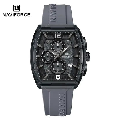 NAVIFORCE Original Watches for Men Waterproof Quartz Wristwatch Silicone Strap Luminous Date Male Watch Casual Reloj Hombre 2025