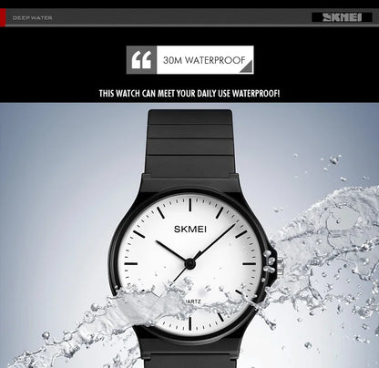 SKMEI 1419 Wristwatches Girls Clock Montre Femme Luxury Women Quartz Watches Fashion Silicone Waterproof Simple Sport Women
