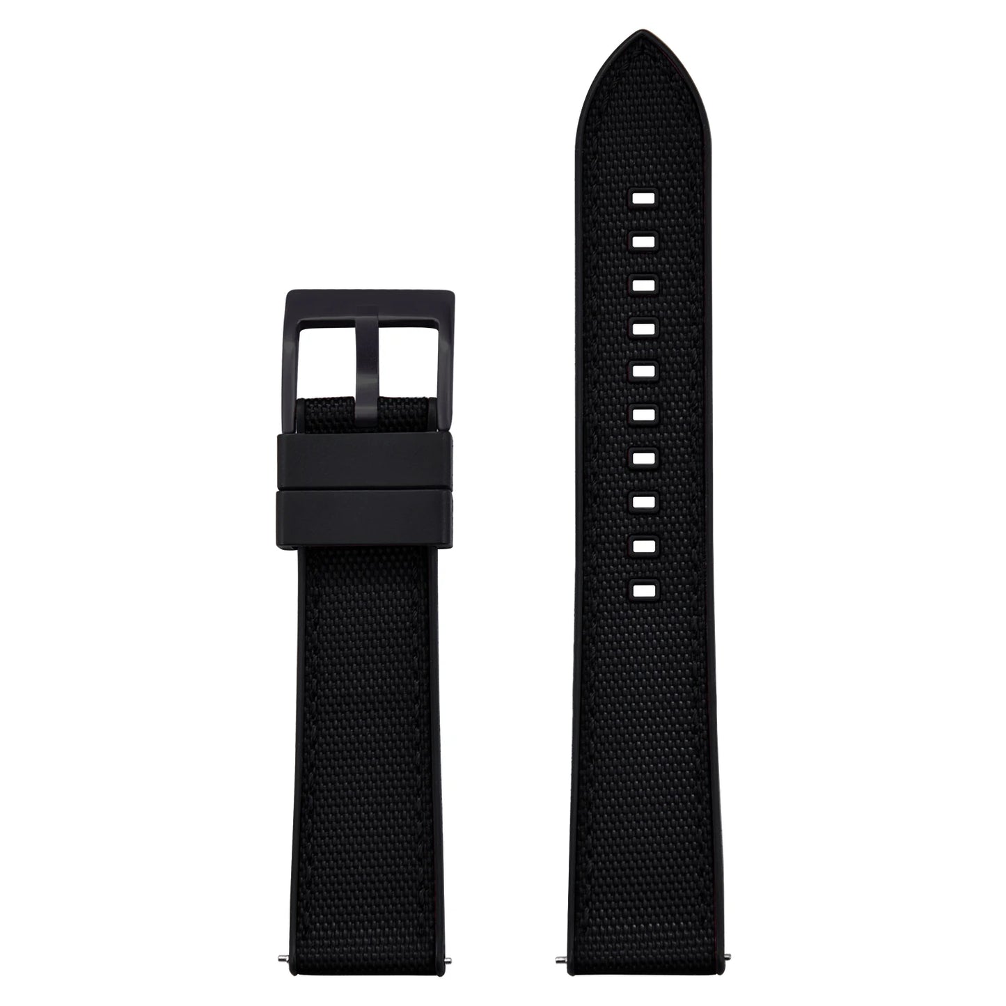 High Quality Hybrid Nylon FKM Watch Strap 20mm 22mm Quick Release Fluoro Rubber Nylon Watchbands For Each Brand Diving Watches