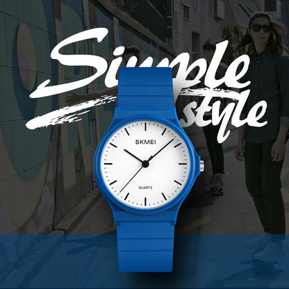 SKMEI 1419 Wristwatches Girls Clock Montre Femme Luxury Women Quartz Watches Fashion Silicone Waterproof Simple Sport Women