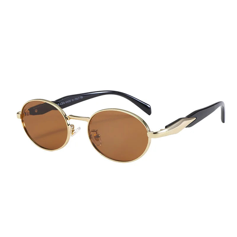 Luxury Brand Sunglasses for Men and Women Unisex Fashion Sun Glasses Oval Unisex Stylish Eyewear Shades Round Sunglasses﻿