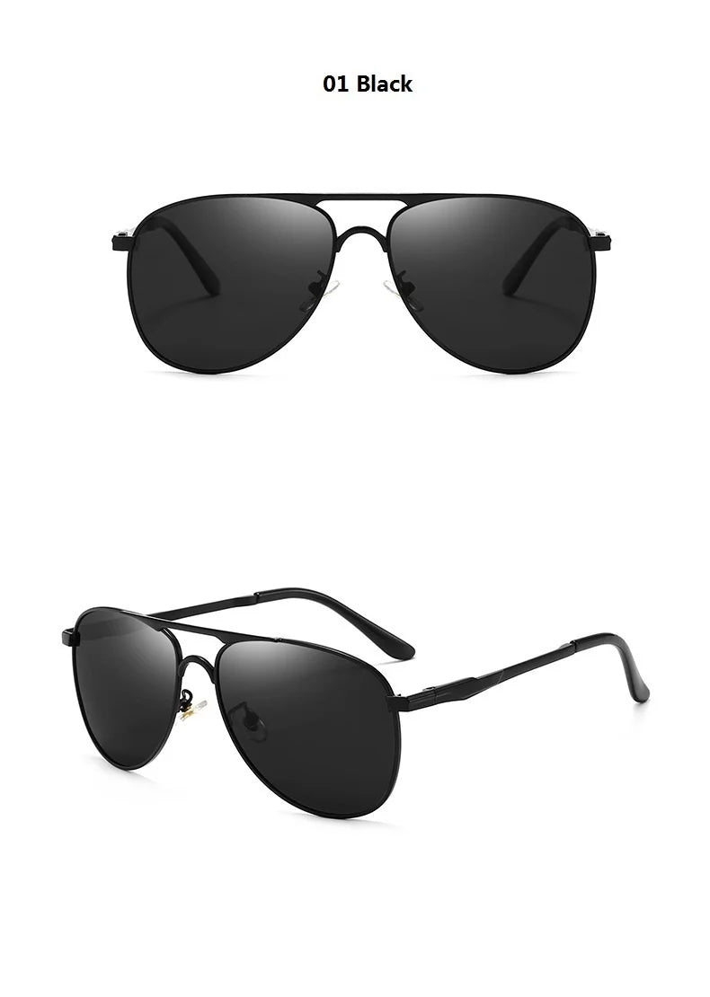 Luxury Pilot  Sunglasses Men Women Driving Fishing Retro Sun Glasses Brand Designer Male Metal Sunglasses For Man