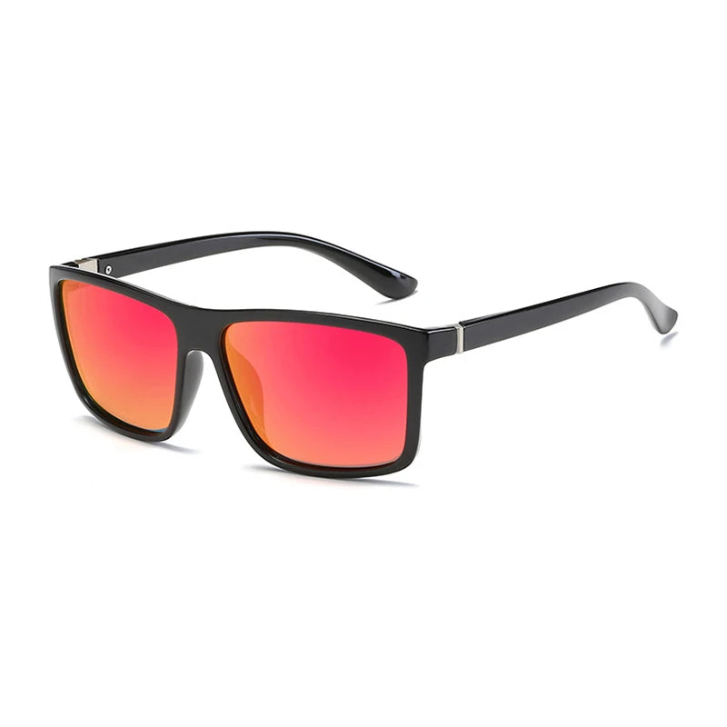 Luxury Square Vintage Polarization Sunglasses for Men Women Fashion Climbing Driving Anti-glare Sun Glasses Male Eyewear UV400
