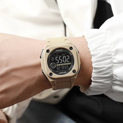MAYZHISU Men's LED Digital Watch Man Sport Watches Male Electronic Wrist Watch Multifunction Military Sports Watches Clock