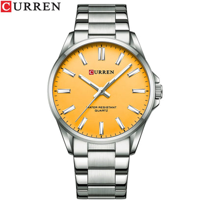 CURREN Classic Fashion Brand Watches for Men Business Quartz Luminous Hands Wristwatches with Stainless Steel Strap