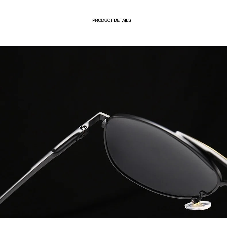Luxury Pilot  Sunglasses Men Women Driving Fishing Retro Sun Glasses Brand Designer Male Metal Sunglasses For Man