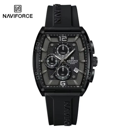 NAVIFORCE Original Watches for Men Waterproof Quartz Wristwatch Silicone Strap Luminous Date Male Watch Casual Reloj Hombre 2025