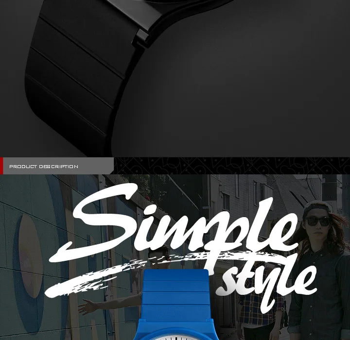 SKMEI 1419 Wristwatches Girls Clock Montre Femme Luxury Women Quartz Watches Fashion Silicone Waterproof Simple Sport Women