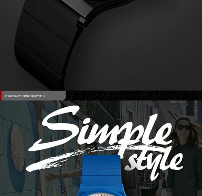 SKMEI 1419 Wristwatches Girls Clock Montre Femme Luxury Women Quartz Watches Fashion Silicone Waterproof Simple Sport Women
