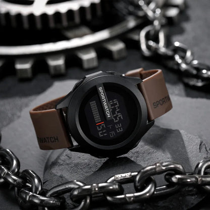 MAYZHISU Men's LED Digital Watch Man Sport Watches Male Electronic Wrist Watch Multifunction Military Sports Watches Clock