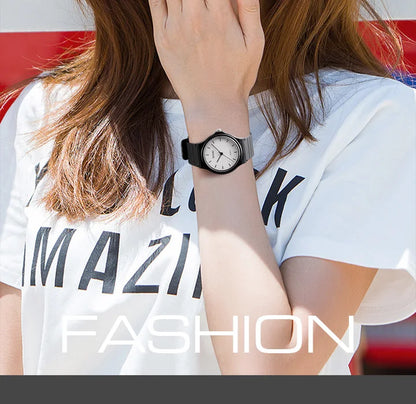 SKMEI 1419 Wristwatches Girls Clock Montre Femme Luxury Women Quartz Watches Fashion Silicone Waterproof Simple Sport Women