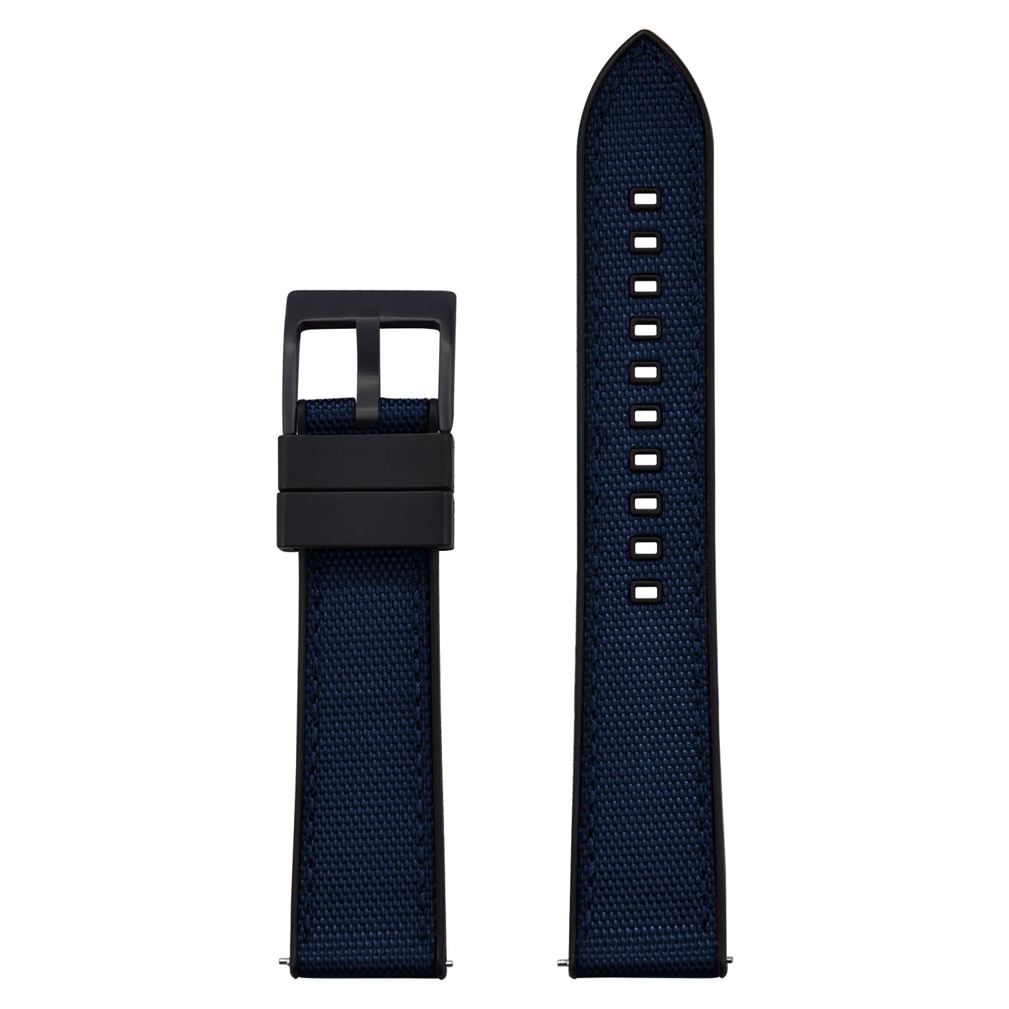 High Quality Hybrid Nylon FKM Watch Strap 20mm 22mm Quick Release Fluoro Rubber Nylon Watchbands For Each Brand Diving Watches