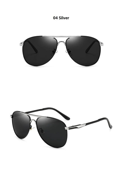 Luxury Pilot  Sunglasses Men Women Driving Fishing Retro Sun Glasses Brand Designer Male Metal Sunglasses For Man