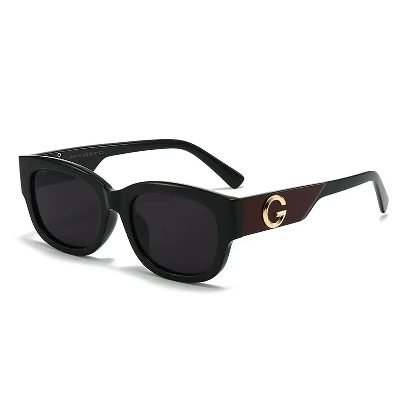 Luxury G Brand Women Sunglasses Stylish Square Men Glasses Trendy Fashion Unisex Designer Eyewear UV400