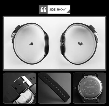 SKMEI 1419 Wristwatches Girls Clock Montre Femme Luxury Women Quartz Watches Fashion Silicone Waterproof Simple Sport Women