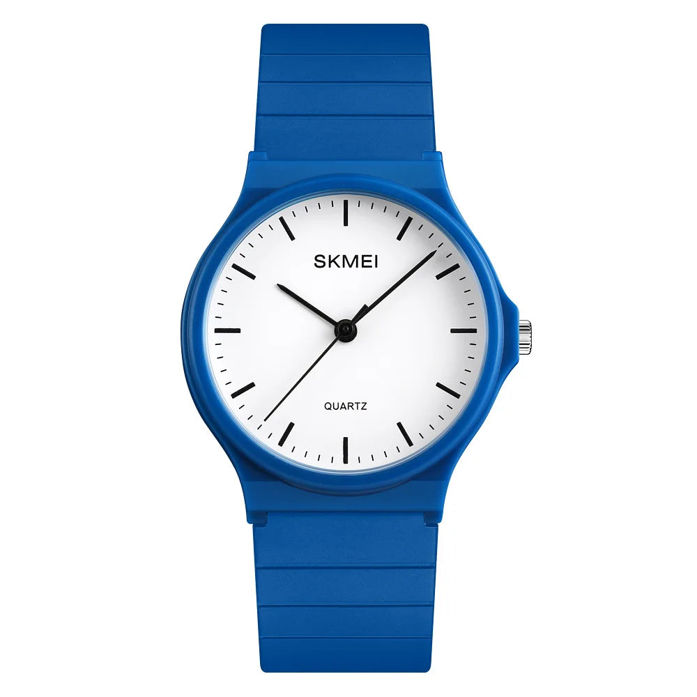 SKMEI 1419 Wristwatches Girls Clock Montre Femme Luxury Women Quartz Watches Fashion Silicone Waterproof Simple Sport Women