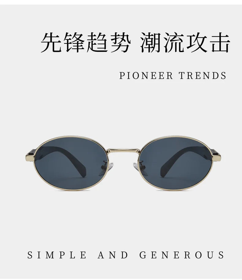 Luxury Brand Sunglasses for Men and Women Unisex Fashion Sun Glasses Oval Unisex Stylish Eyewear Shades Round Sunglasses﻿