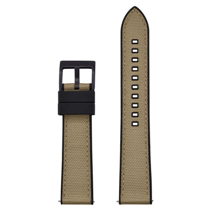 High Quality Hybrid Nylon FKM Watch Strap 20mm 22mm Quick Release Fluoro Rubber Nylon Watchbands For Each Brand Diving Watches