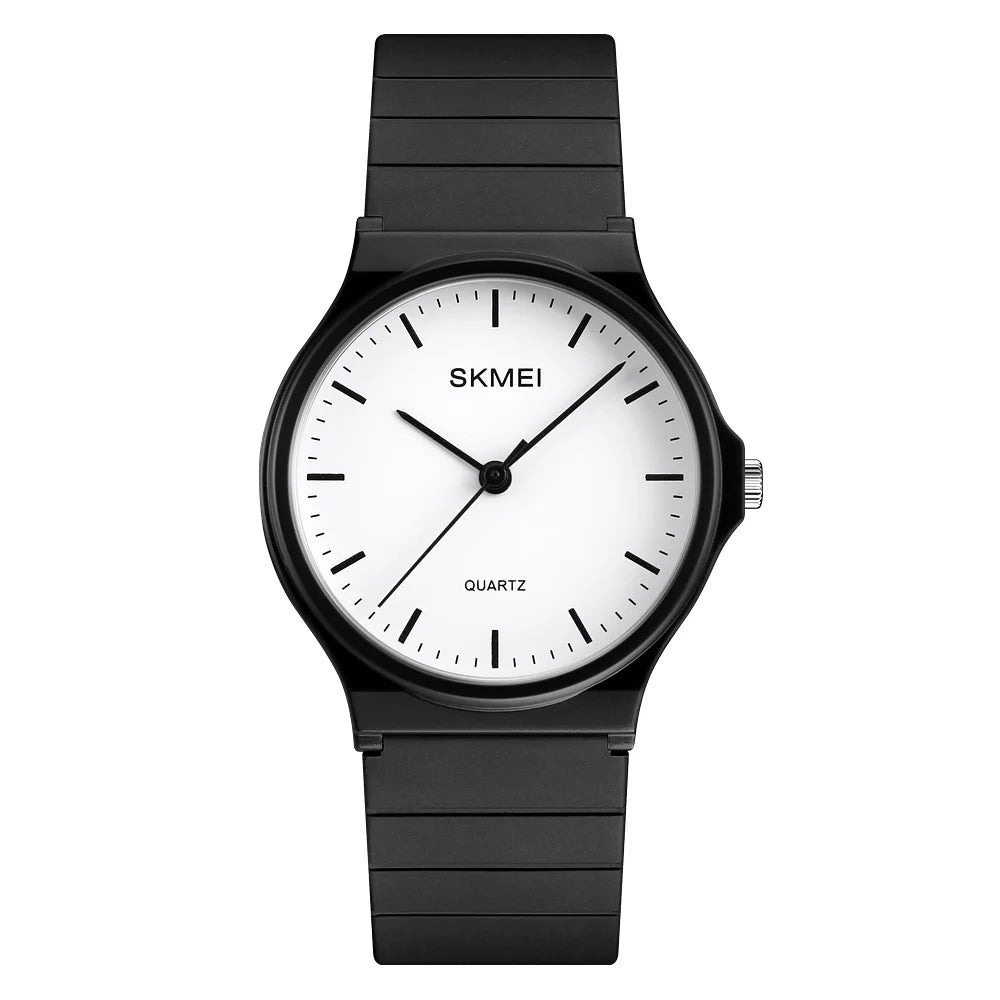 SKMEI 1419 Wristwatches Girls Clock Montre Femme Luxury Women Quartz Watches Fashion Silicone Waterproof Simple Sport Women