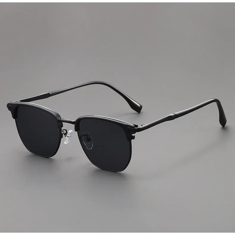 Luxury Square Sunglasses Men Women Brand Designer Trend Alloy Frame Sun Glasses Vintage Gradient Male Female Oculos