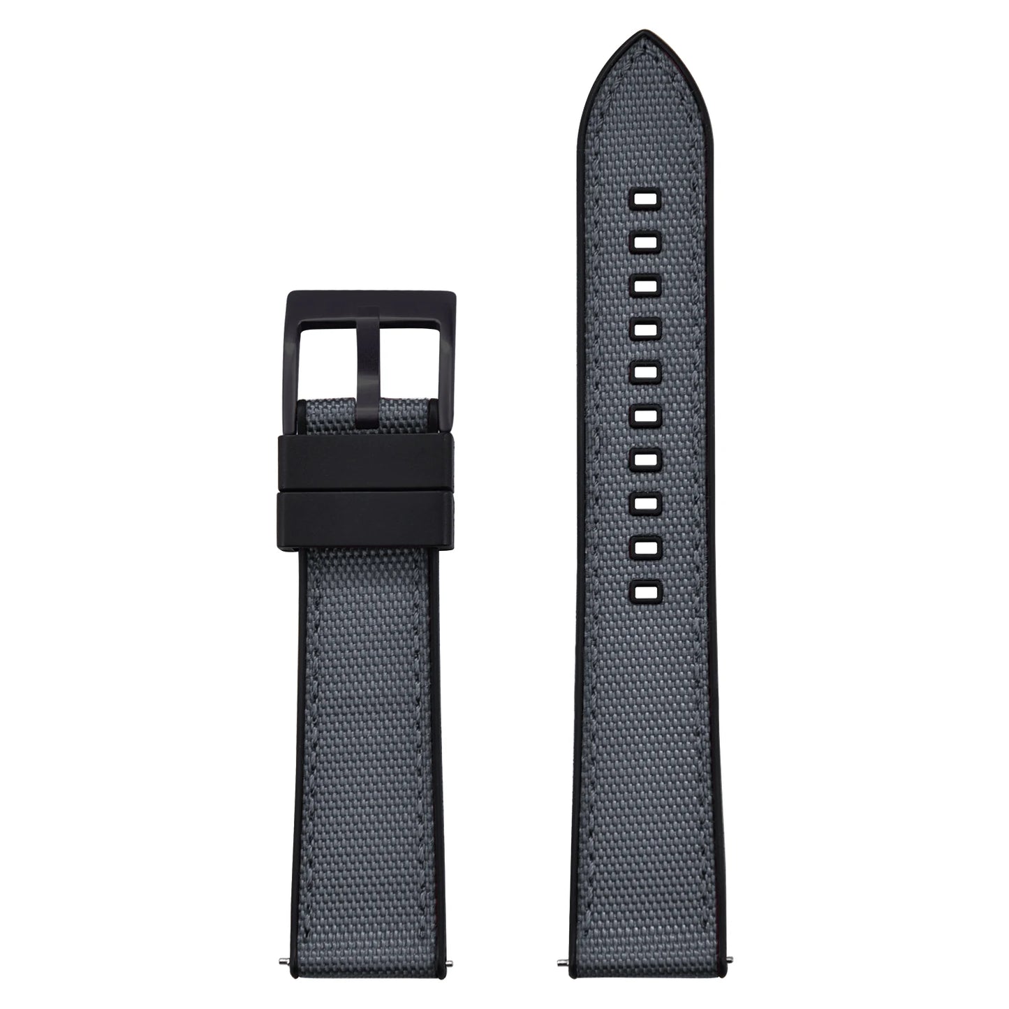 High Quality Hybrid Nylon FKM Watch Strap 20mm 22mm Quick Release Fluoro Rubber Nylon Watchbands For Each Brand Diving Watches