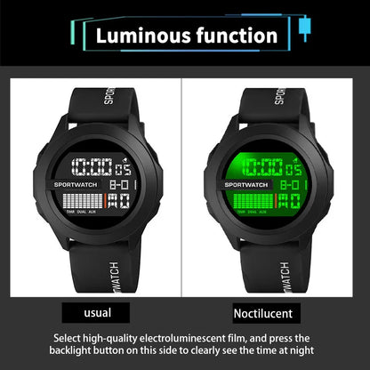 MAYZHISU Men's LED Digital Watch Man Sport Watches Male Electronic Wrist Watch Multifunction Military Sports Watches Clock