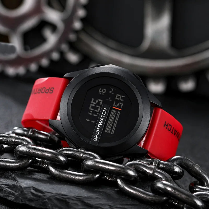 MAYZHISU Men's LED Digital Watch Man Sport Watches Male Electronic Wrist Watch Multifunction Military Sports Watches Clock