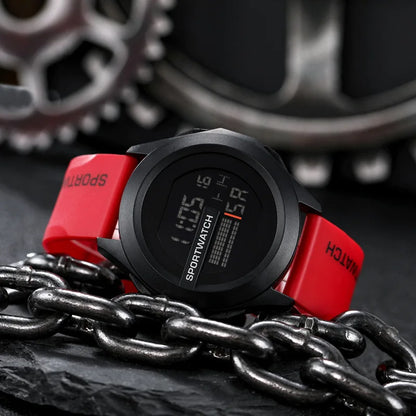 MAYZHISU Men's LED Digital Watch Man Sport Watches Male Electronic Wrist Watch Multifunction Military Sports Watches Clock