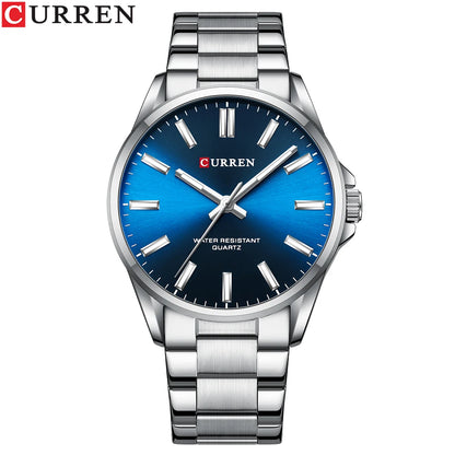 CURREN Classic Fashion Brand Watches for Men Business Quartz Luminous Hands Wristwatches with Stainless Steel Strap