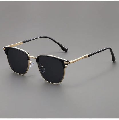 Luxury Square Sunglasses Men Women Brand Designer Trend Alloy Frame Sun Glasses Vintage Gradient Male Female Oculos