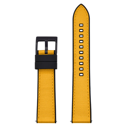 High Quality Hybrid Nylon FKM Watch Strap 20mm 22mm Quick Release Fluoro Rubber Nylon Watchbands For Each Brand Diving Watches