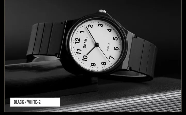SKMEI 1419 Wristwatches Girls Clock Montre Femme Luxury Women Quartz Watches Fashion Silicone Waterproof Simple Sport Women