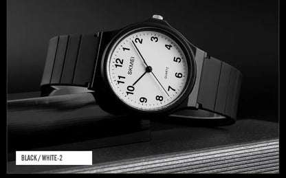 SKMEI 1419 Wristwatches Girls Clock Montre Femme Luxury Women Quartz Watches Fashion Silicone Waterproof Simple Sport Women