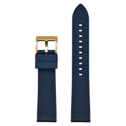 High Quality Hybrid Nylon FKM Watch Strap 20mm 22mm Quick Release Fluoro Rubber Nylon Watchbands For Each Brand Diving Watches