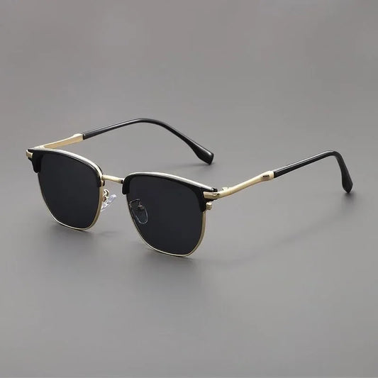 Luxury Square Sunglasses Men Women Brand Designer Trend Alloy Frame Sun Glasses Vintage Gradient Male Female Oculos