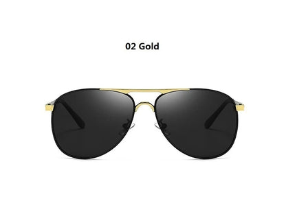 Luxury Pilot  Sunglasses Men Women Driving Fishing Retro Sun Glasses Brand Designer Male Metal Sunglasses For Man