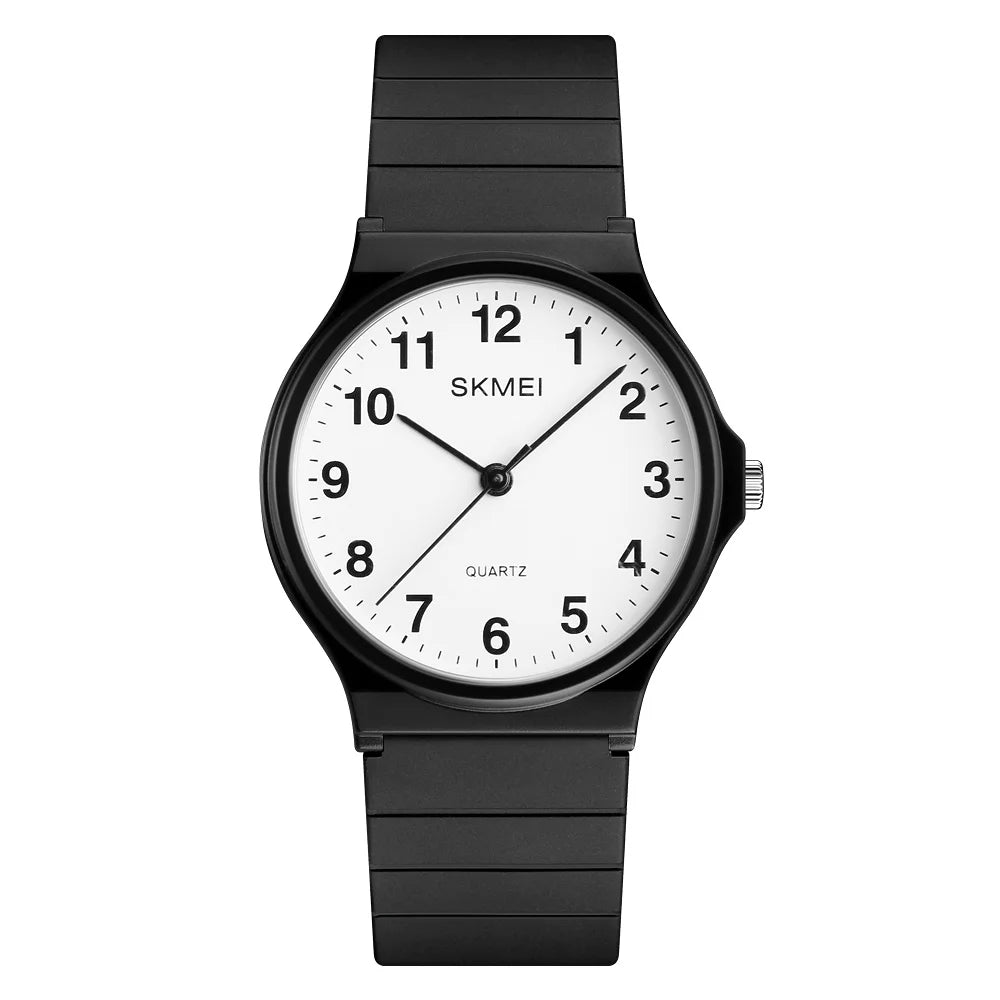 SKMEI 1419 Wristwatches Girls Clock Montre Femme Luxury Women Quartz Watches Fashion Silicone Waterproof Simple Sport Women