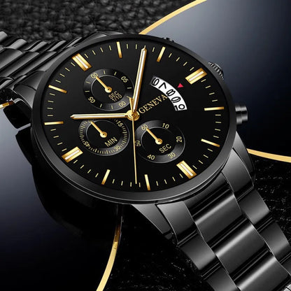 New Fashion Mens Sports Watches Luxury Calendar Quartz Wristwatch Business Watches Man Clock Relogio Masculino Reloj Hombre